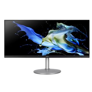 Acer CB342CU Monitor PC 86,4 cm (34") 3440 x 1440 Pixel UltraWide Quad HD LCD Nero, Argento