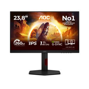 AOC G4 24G4ZR Monitor PC 60,5 cm (23.8") 1920 x 1080 Pixel Full HD LED Nero, Rosso
