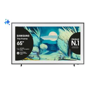 Samsung The Frame AI TV 65" QE65LS03FAUXZT 4K, Processore NQ4 AI Gen2, 4K AI Upscaling, Art Mode, Matte Display, Quantum HDR, Dolby Atmos & OTS Lite, Modern Frame Design, Vision AI Smart TV, 2025