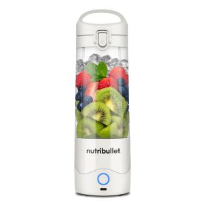NutriBullet Portable – Mini Frullatore Compatto e Portatile, Ricaricabile USB-C, Smoothie Maker, Bianco (NBP003W)