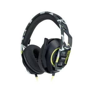 NACON RIG 300 PRO HS Acid Auricolare Cablato A Padiglione Gaming Mimetico, Giallo