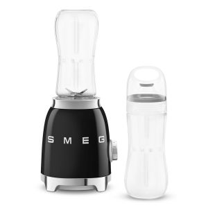 Smeg Frullatore Compatto 50's Style – Nero LUCIDO – PBF01BLEU