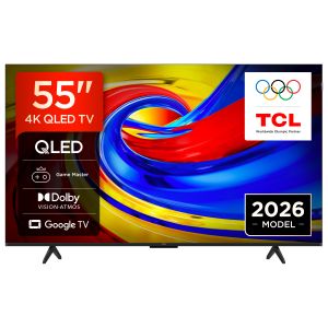 TCL P7L TV 55P7L 55” QLED, 4K HDR, Direct LED, Google TV, Dolby Vision & Atmos, HDR10+, Game Master, VRR