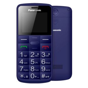 Panasonic KX-TU110EXC - Telefono per anziani, blu