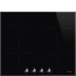 Smeg Classic Classica Piano di cottura SI364BM Nero Made in Italy
