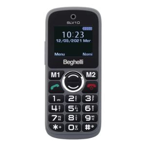 Beghelli SLV10 4,5 cm (1.77") 81 g Nero Telefono per anziani