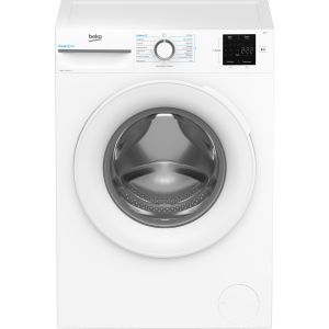 Beko b300 BMWU3821W: Lavatrice 8kg, Classe A, 1200giri, linea estetica NX, motore inverter, Display Touch, oblò bianco, tecnologia EnergySpin™