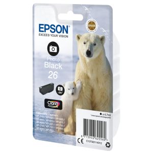 Epson Polar bear Inchiostro nero fotografico singolo Claria Premium Orso bianco 26