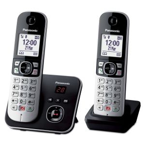 Panasonic Telefono cordless digitale con segreteria telefonica KX-TG6862