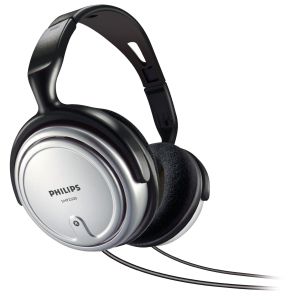 Philips SHP2500/00 cuffia e auricolare Cuffie Cablato A Padiglione MUSICA Nero, Argento