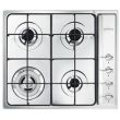 Smeg SR64S piano cottura Acciaio inossidabile Da incasso 60 cm Gas 4 Fornello(i) Made in Italy